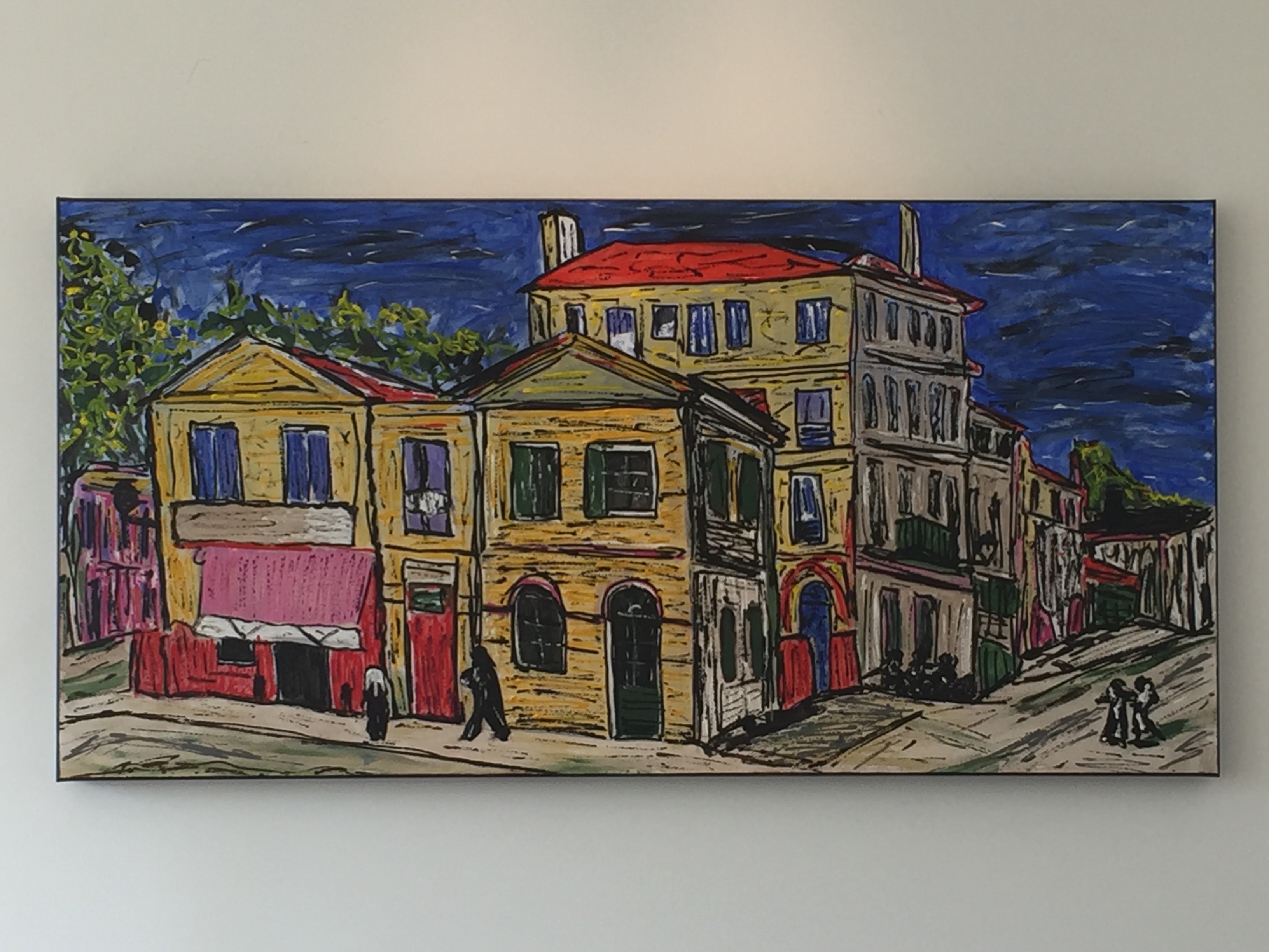 Inspired by Van Gogh - the yellow house